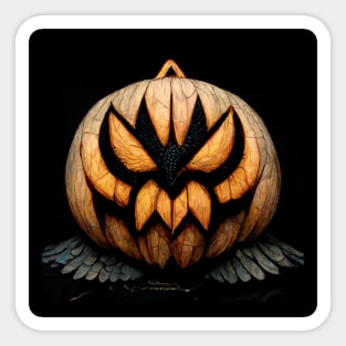 Super Scary Jack O Lantern Sticker